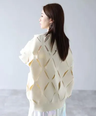 HERENCIA / cut out design over knit