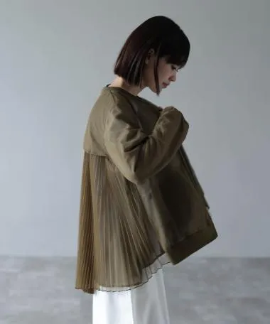 HERENCIA / Back tulle blouson