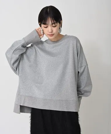 HERENCIA / Lame sweat big pullover